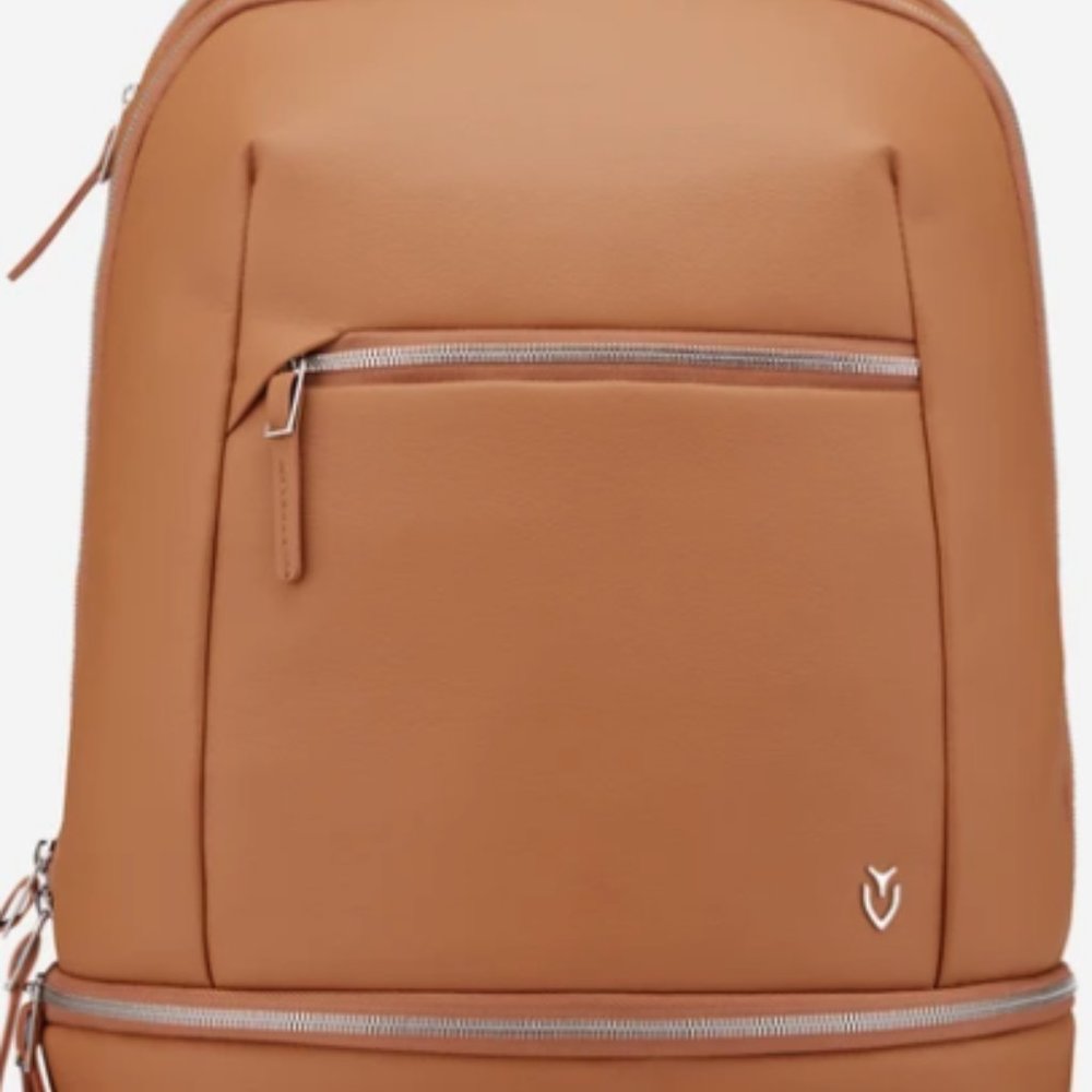 Vessel Vegan Leather Backpack w Padded Laptop